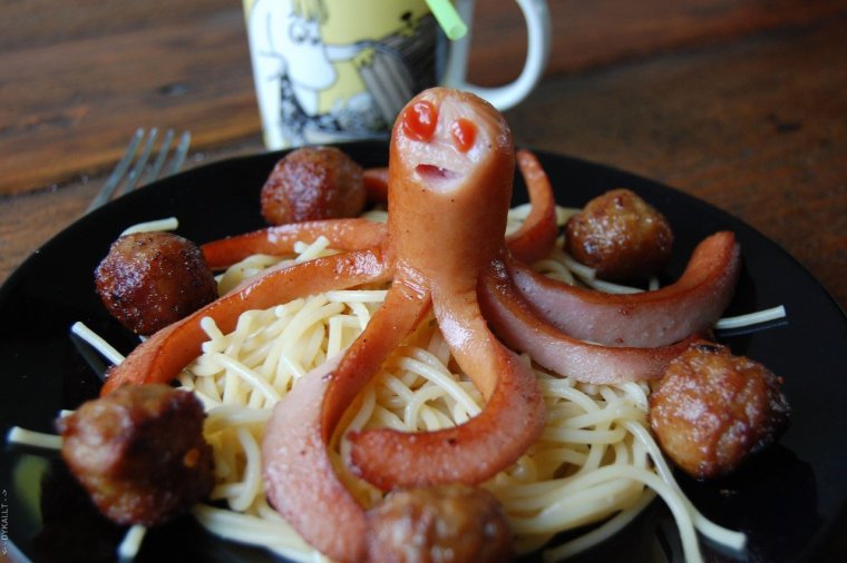 Блюда с сосисками