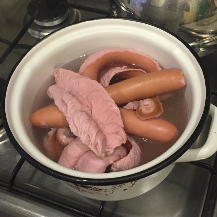 Разваренная сарделька