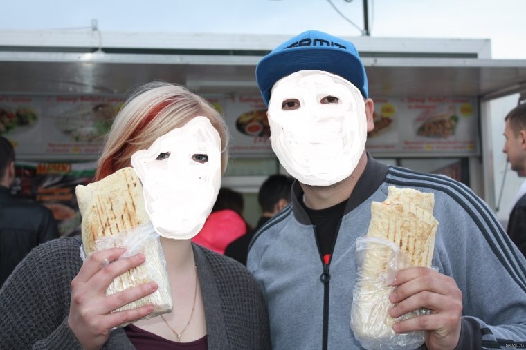 Гигантская шаурма