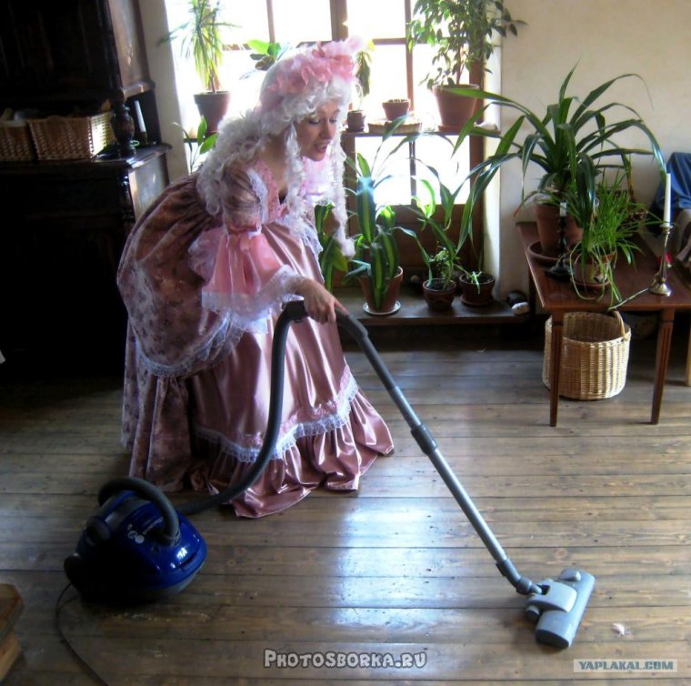 Смешная уборщица