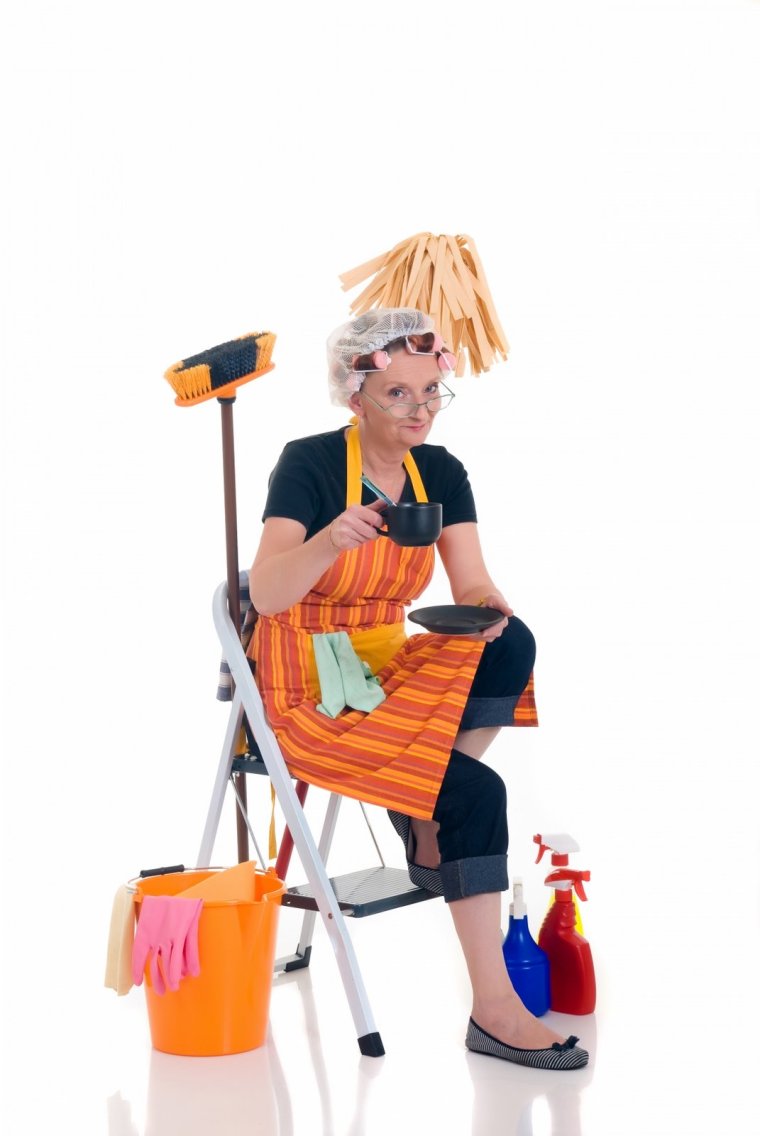 Женщина уборщица