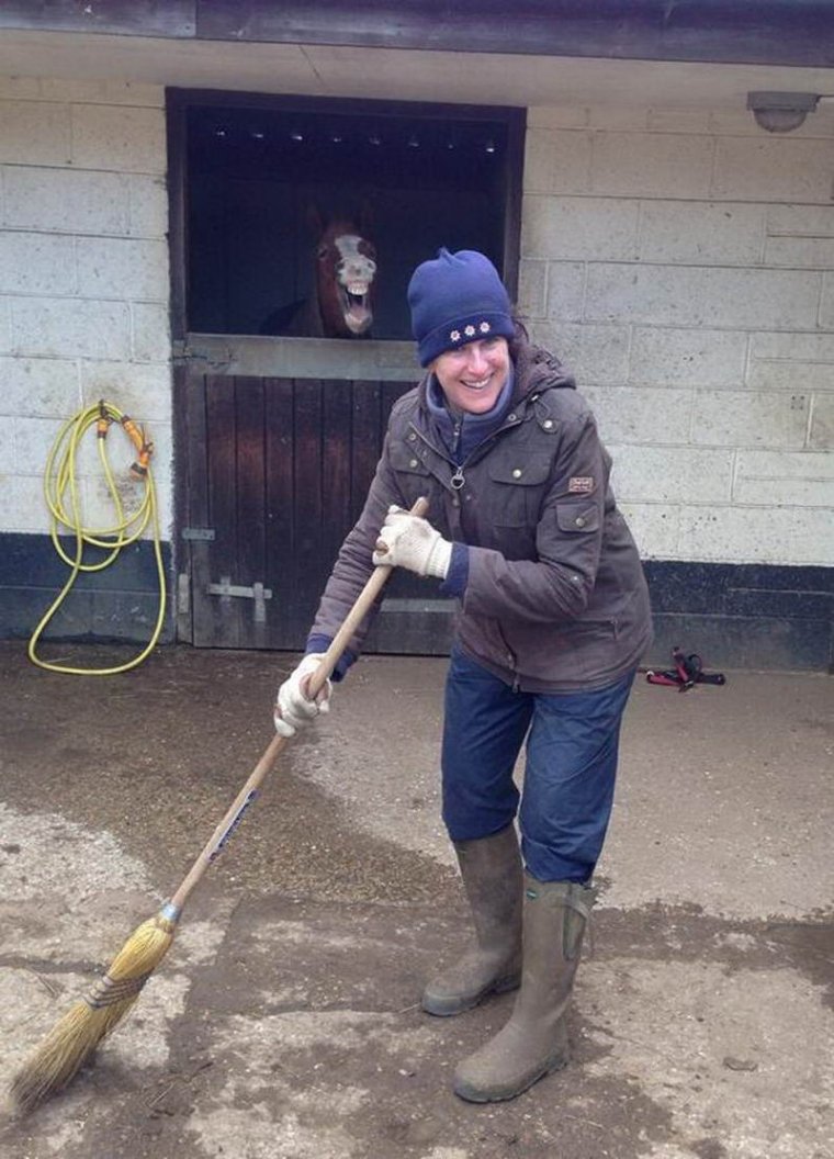 Смешной уборщик