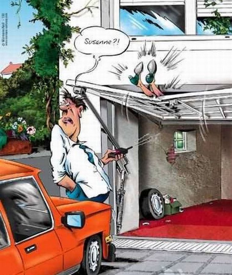 Гараж прикол