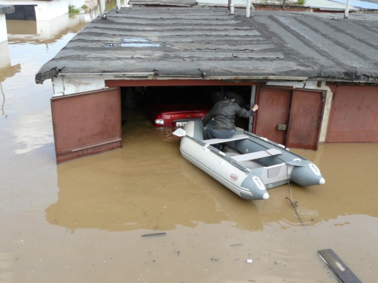 Затопление гаража