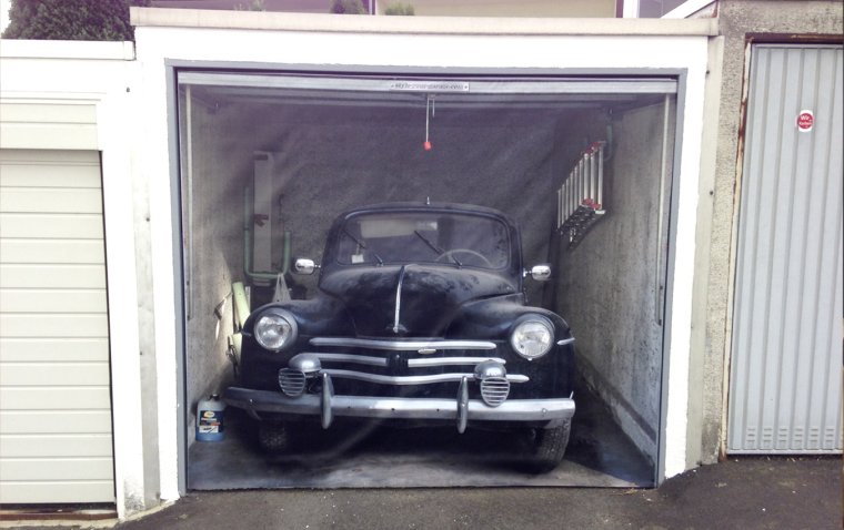 Креативные гаражные ворота