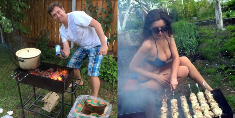 Шашлык зимой