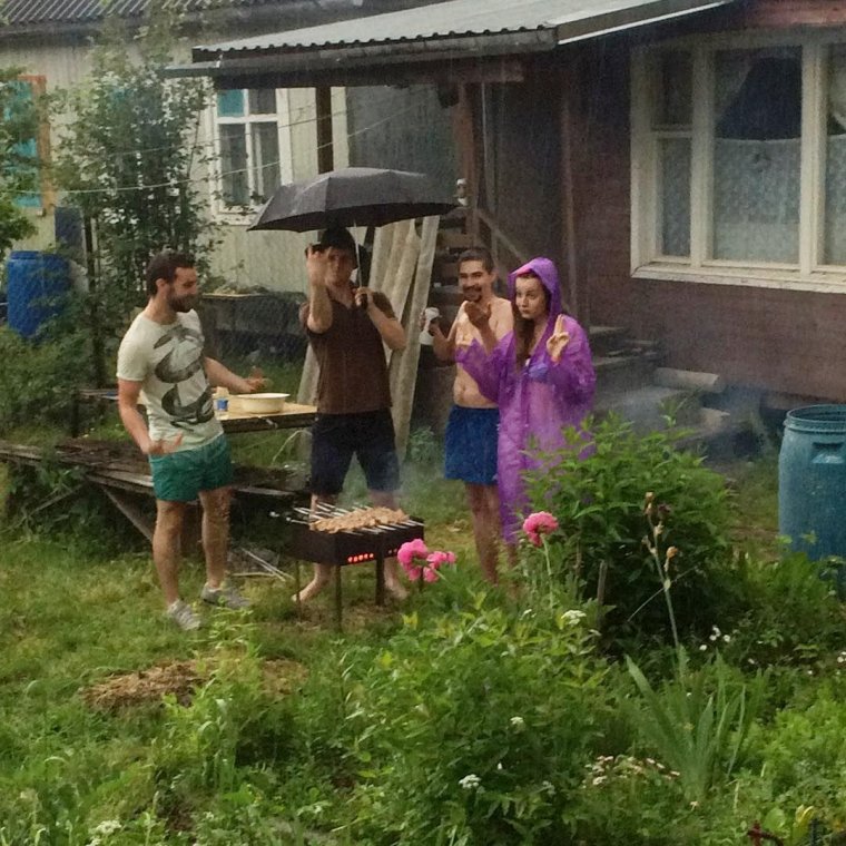 Шашлык на голове