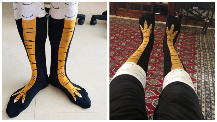 Носки куриные лапы