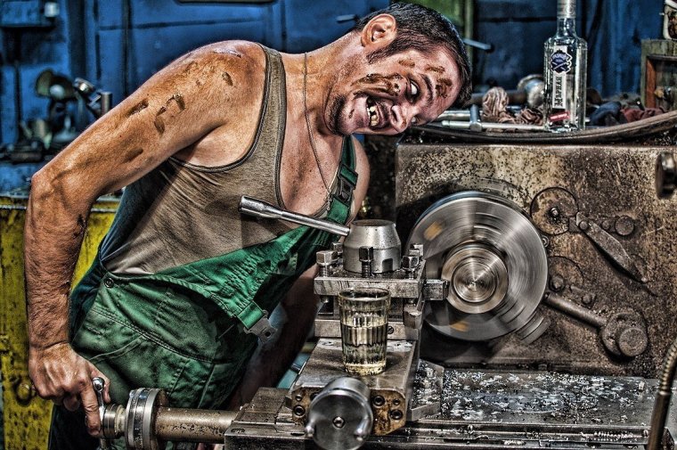 Жирный автомеханик