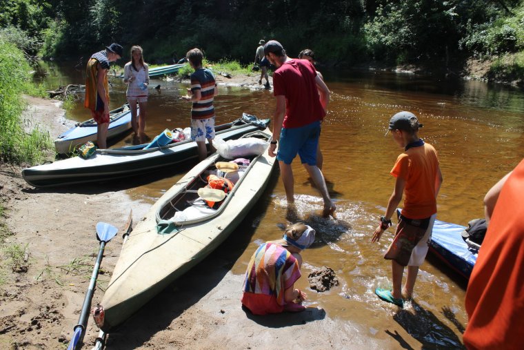 Пеший поход с байдаркой