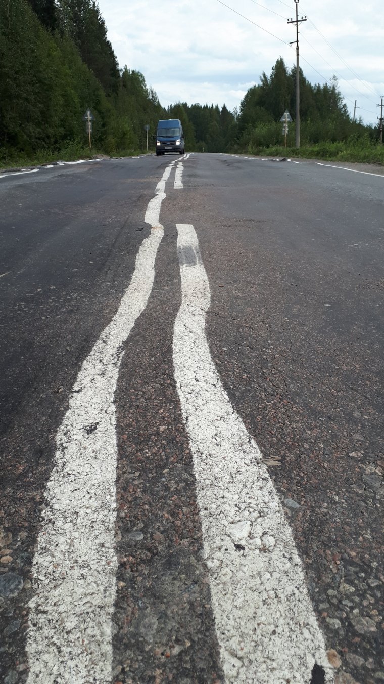 Разметка дороги