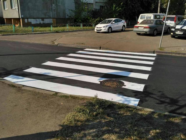 Полимерная дорожная разметка