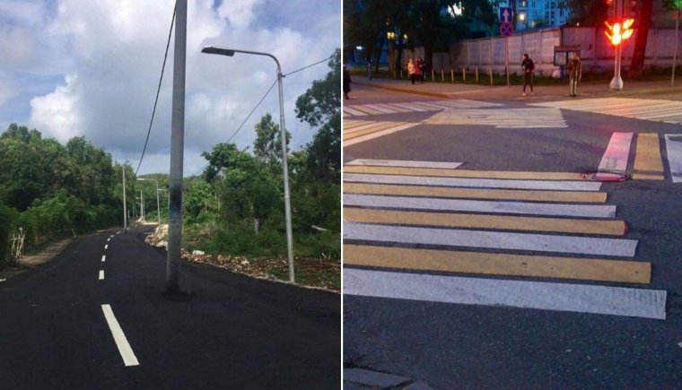 Дорожная разметка курьезы