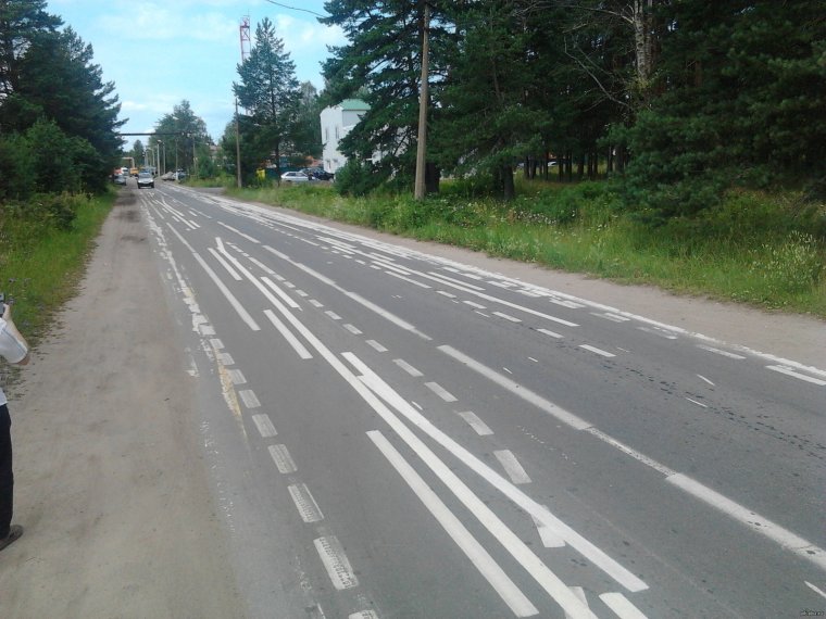 Разметка дорог в России