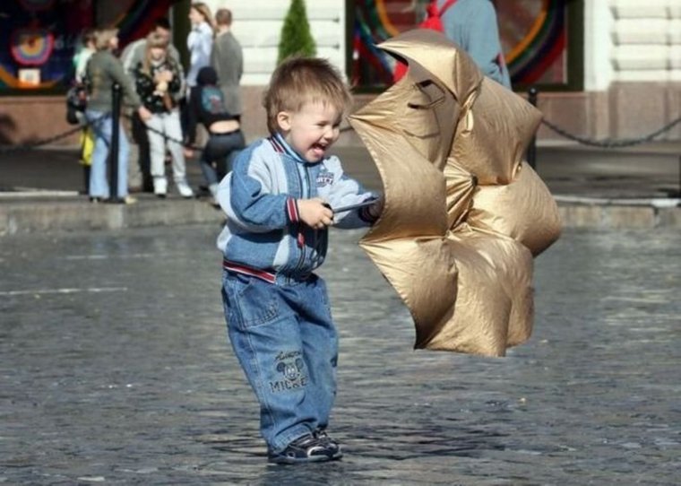 Сильный ветер