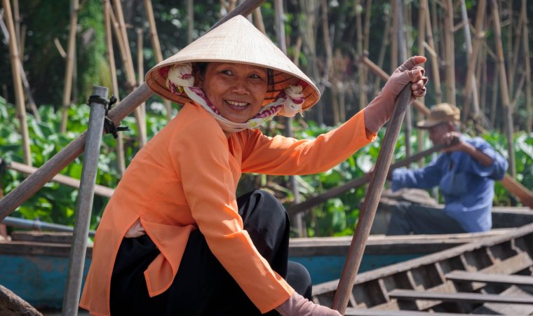 Китаец улыбается