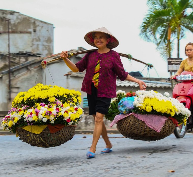 Вьетнамские мотоциклисты