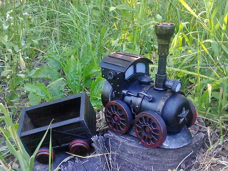 Самодельный паровоз