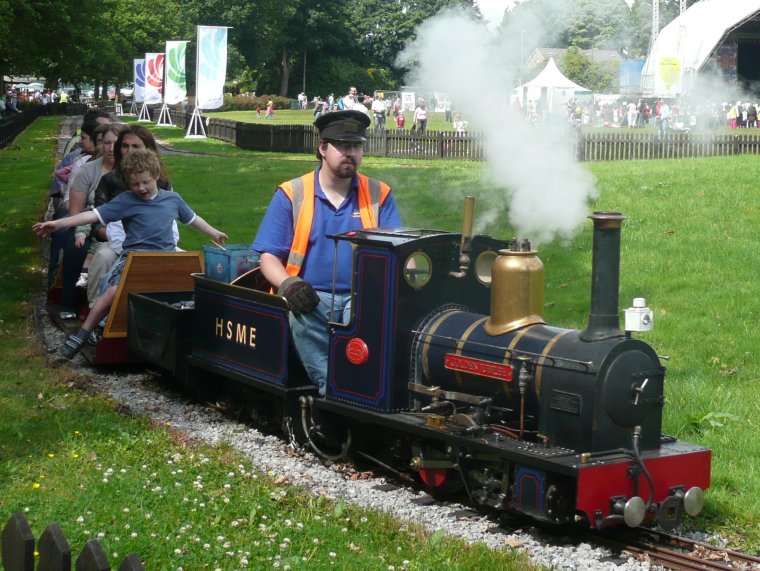 Мини паровоз настоящий