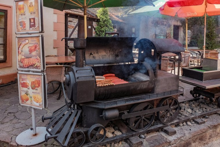 Гриль паровоз