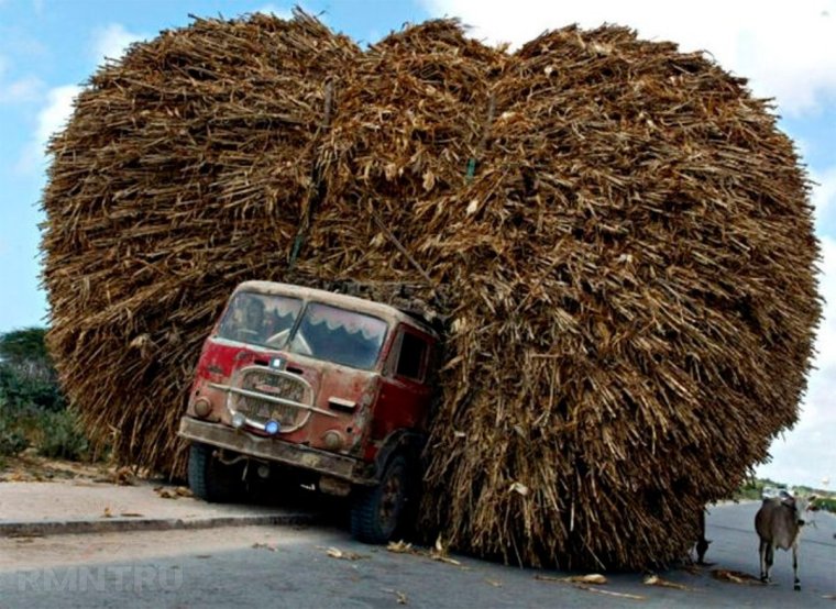 Перегруженный автомобиль