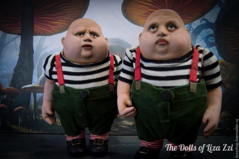 Алиса в стране чудес братья Труляля