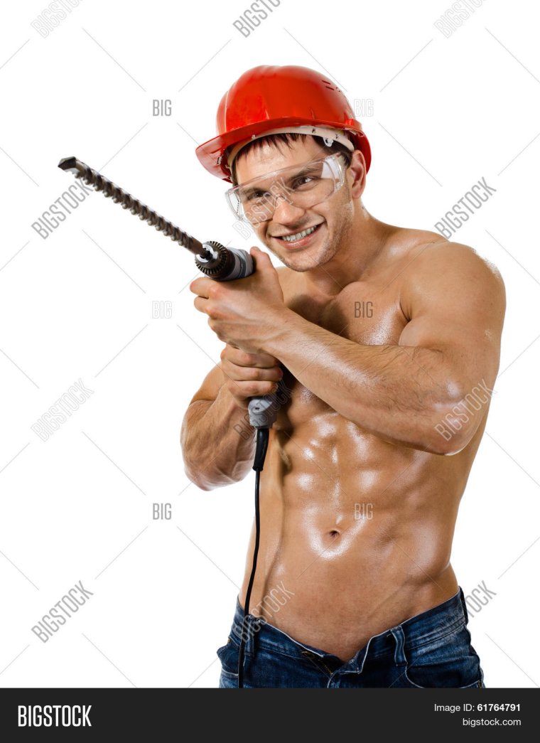 Стриптизер с перфоратором