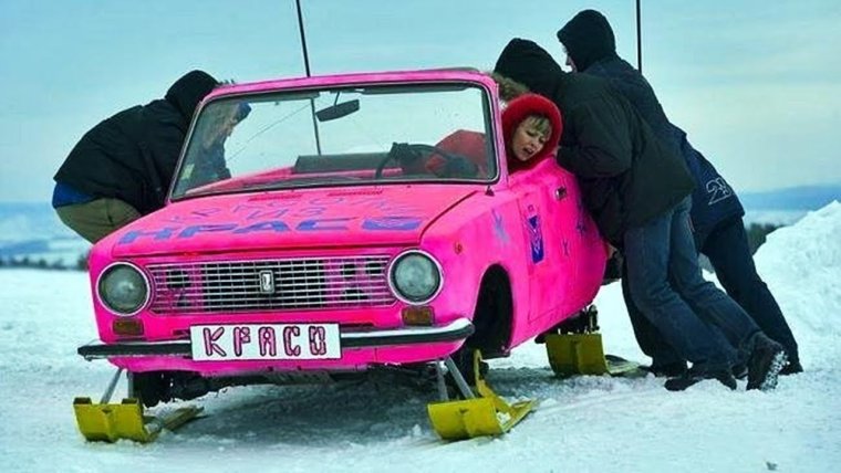 Авто зима смешно