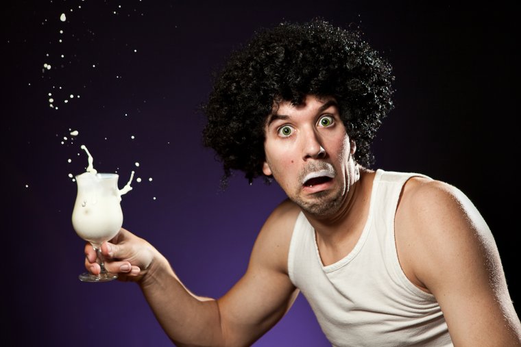 Мужик с йогуртом