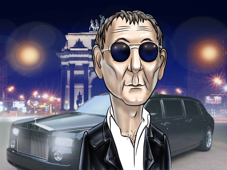 Шарж певец Григорий Лепс