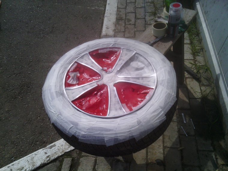 Покрасить литые диски