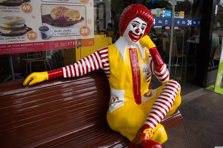 Рональд Макдональд без грима