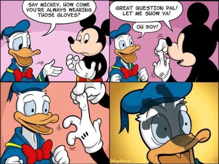 Шутки про Микки Мауса