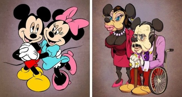 Микки Маус в старости