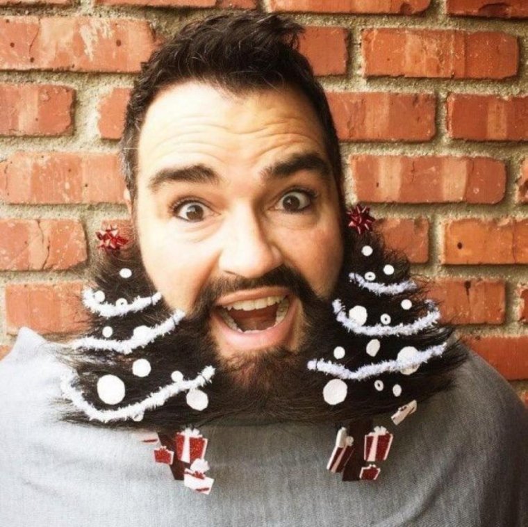 Новогодняя борода