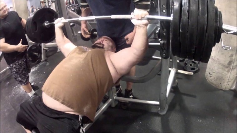 Смешной жим лежа
