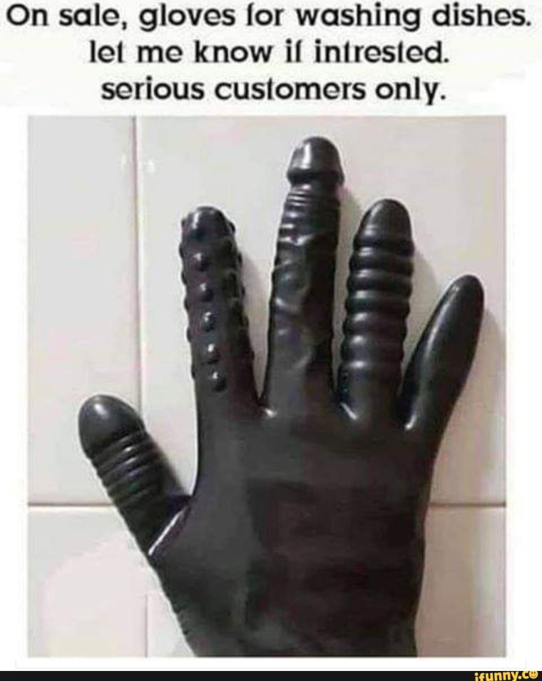 Шутка про перчатки