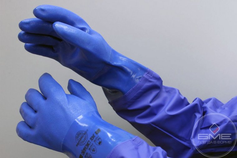 Перчатки ОЙЛРЕЗИСТ Лонг ПВХ