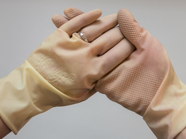 Тканевые перчатки от коронавируса