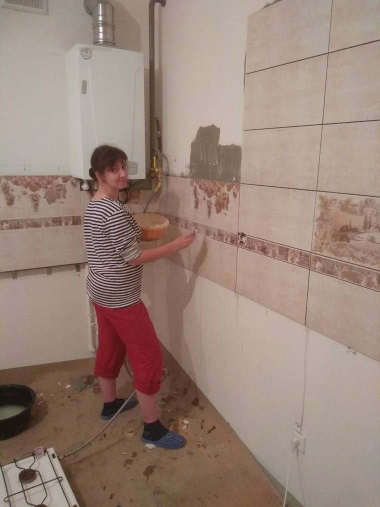 Плиточник укладка