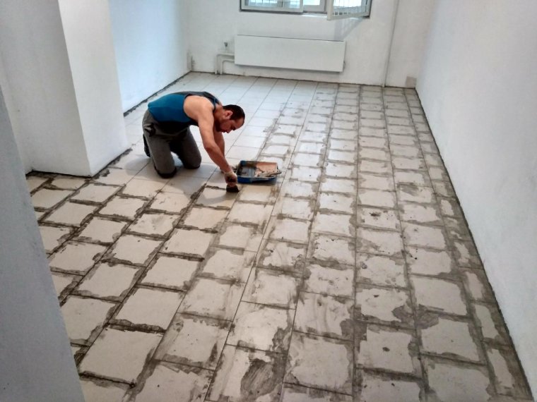 Ужасная укладка плитки