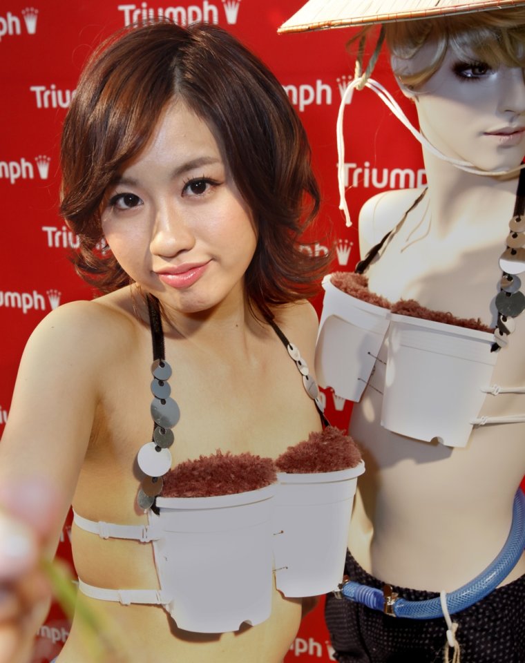 Реклама бюстгальтера в Японии