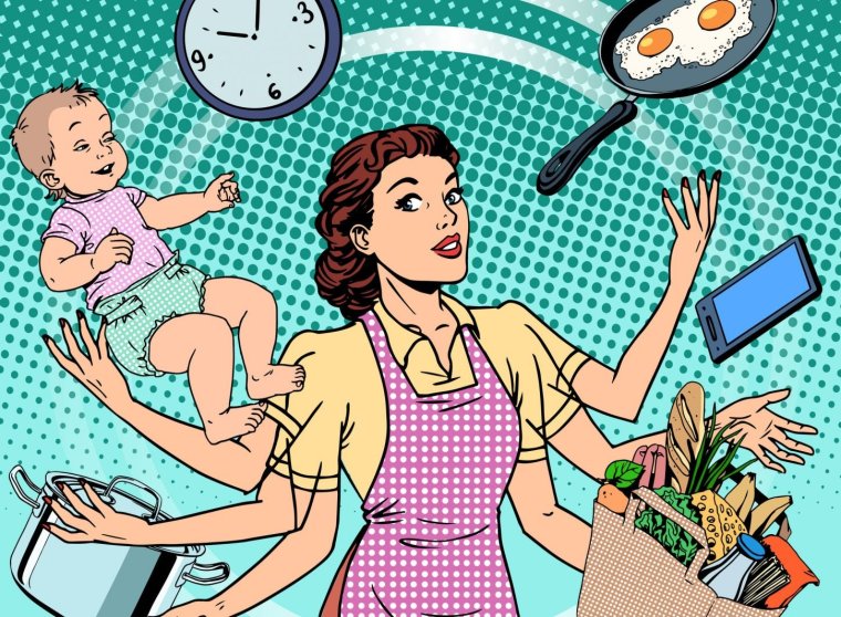 Комиксы про маму в декрете