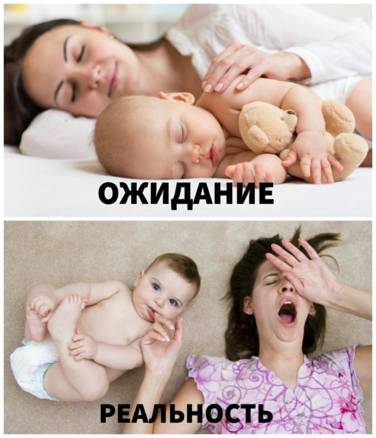 Материнство ожидание и реальность