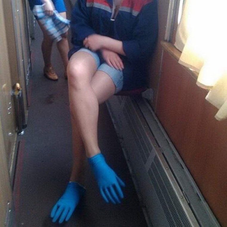 Смешная проводница