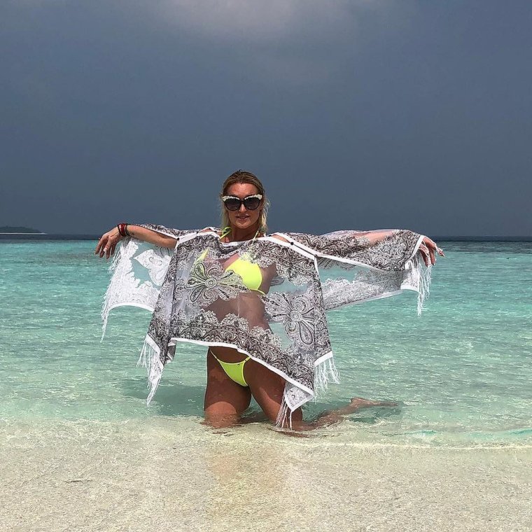 Анастасия Волочкова на Мальдивах