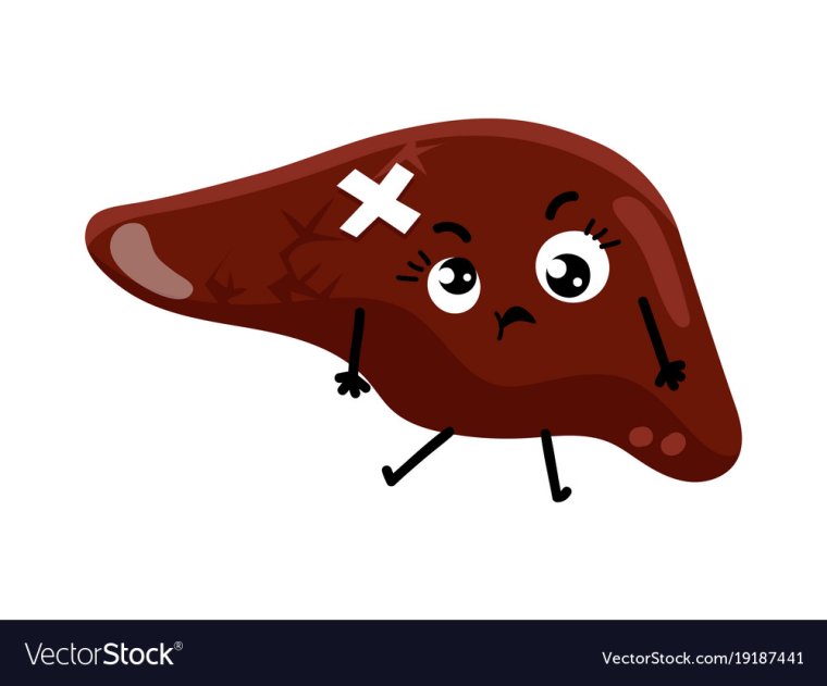 Мультяшная печень больная