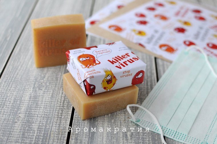 Шуточный подарок яичное мыло