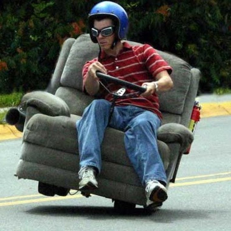 Смешные средства передвижения