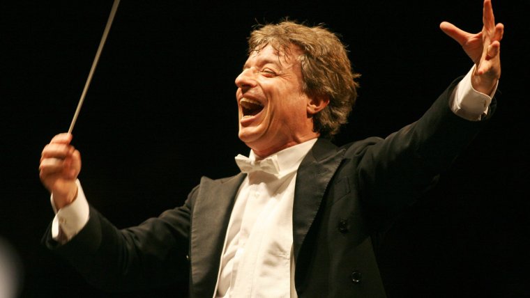 Смешной дирижер и оркестр